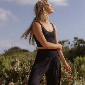 Purusha People Black Pant and Tank Combo